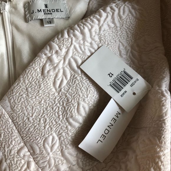 J. Mendel Dress Paris Special Occassion Jacquard  dress Size 12 (NWT) - Picture 5 of 6